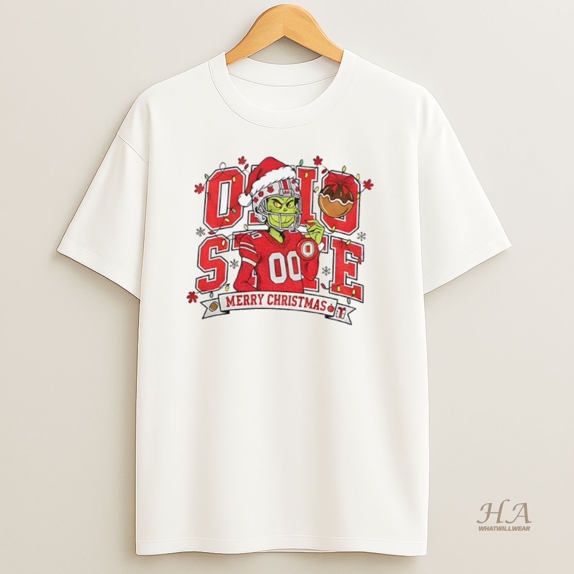 Official Christmas Grinch Inspired Ohio State Buckeyes Merry Christmas Shirt