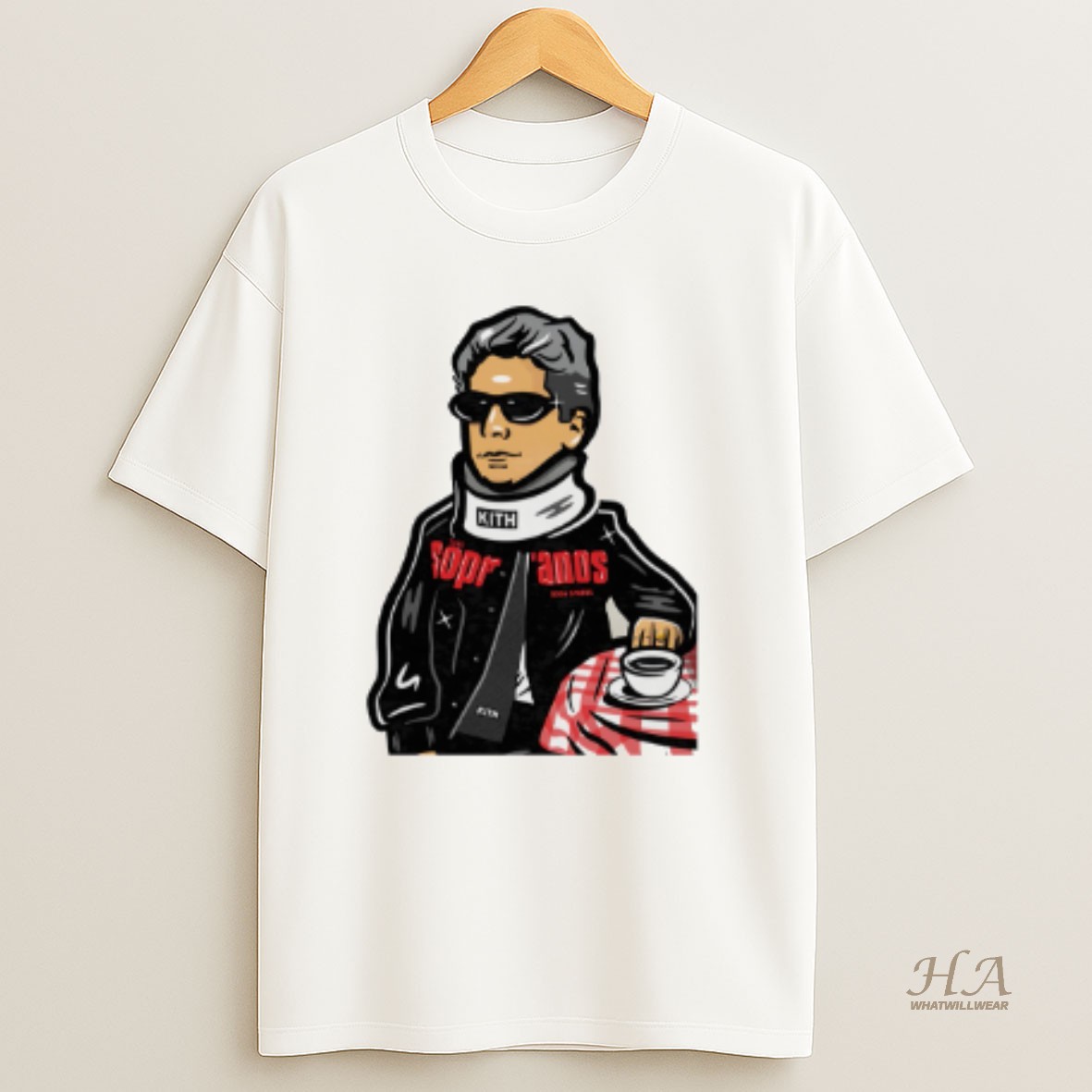 Official Christopher Moltisanti For Kith And The Sopranos T Shirt