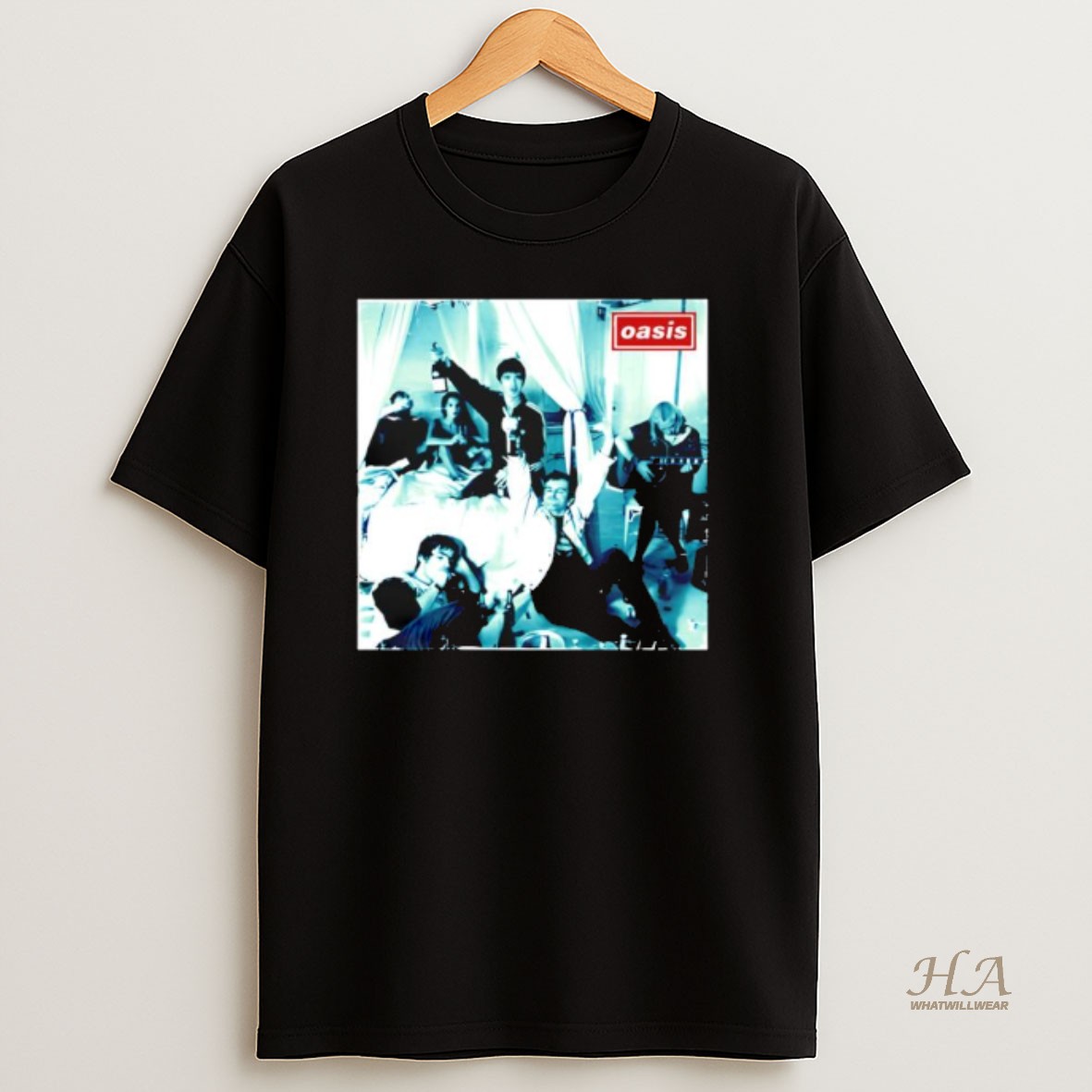 Official Cigarettes Alcohol Vintage Oasis Graphic T Shirt