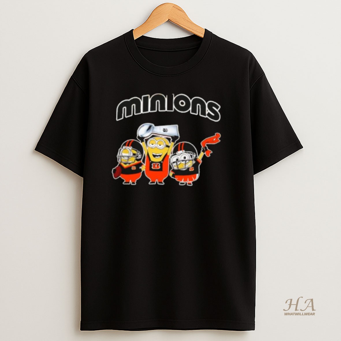 Official Cincinnati Bengals X Minions Celebrate Nfl 2026 T Shirt