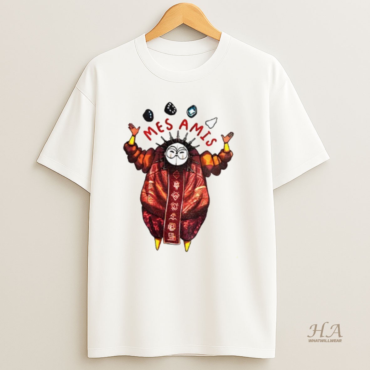 Official Clair Obscur Expedition 33 Mes Amis T Shirt