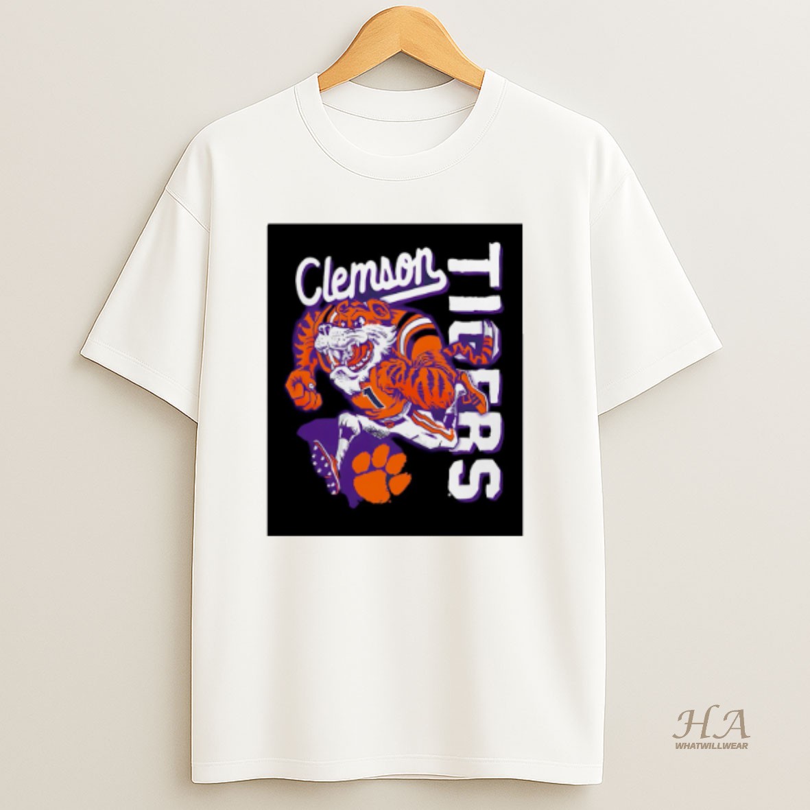 Official Clemson Tigers Mascot Running 26 T Shirt