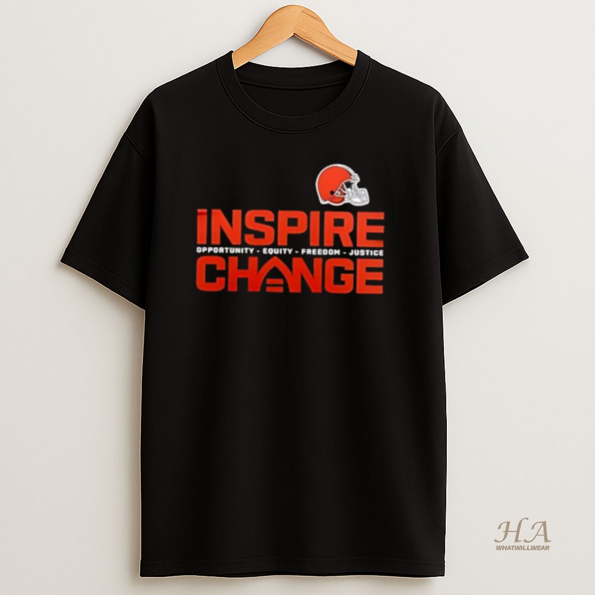 Official Cleveland Browns Inspire Change Support T Shirt