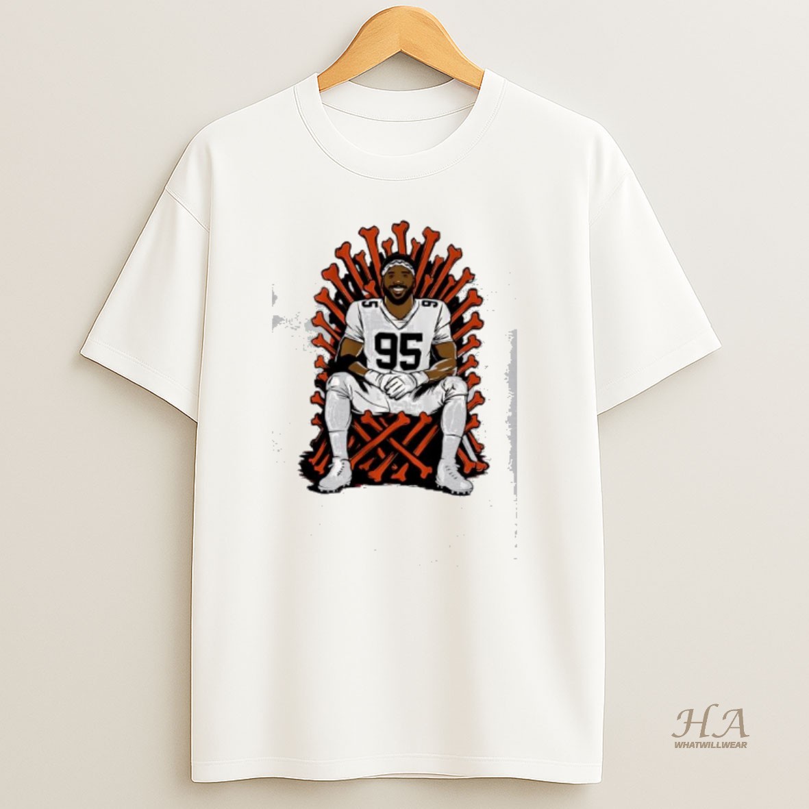 Official Cleveland Browns Myles Garrett Single Season Sack King T Shirt