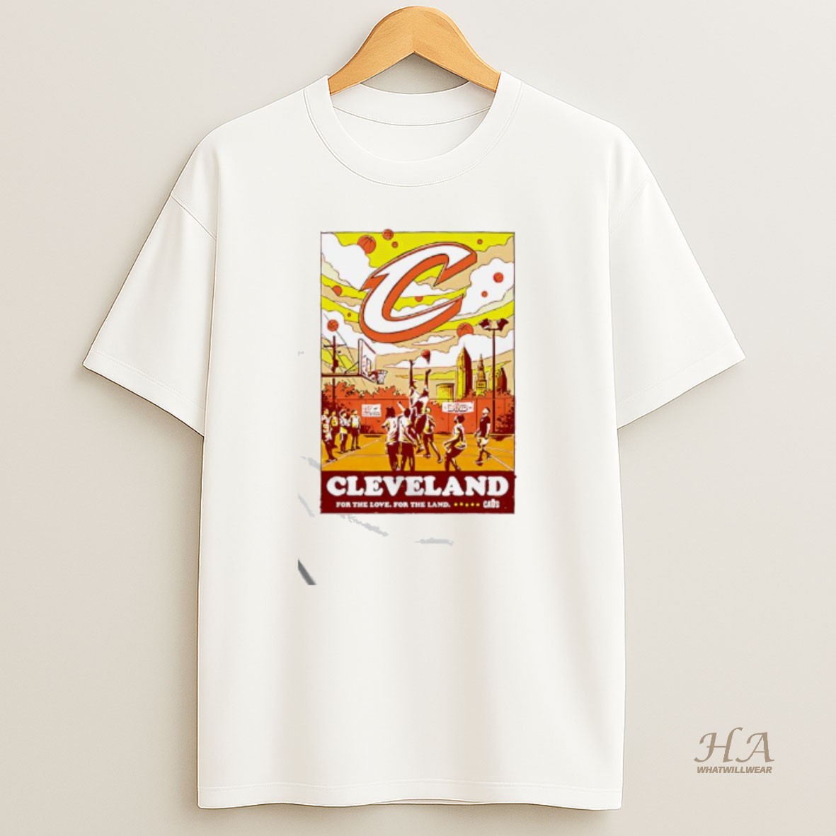 Official Cleveland Cavaliers For The Love For The Land Graphic T Shirt