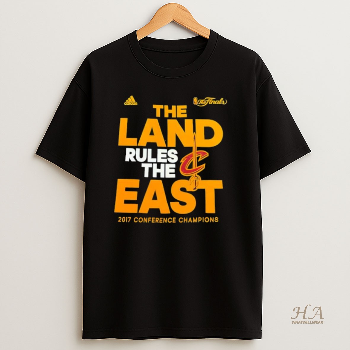 Official Cleveland Cavaliers The Land Rules The East T Shirt