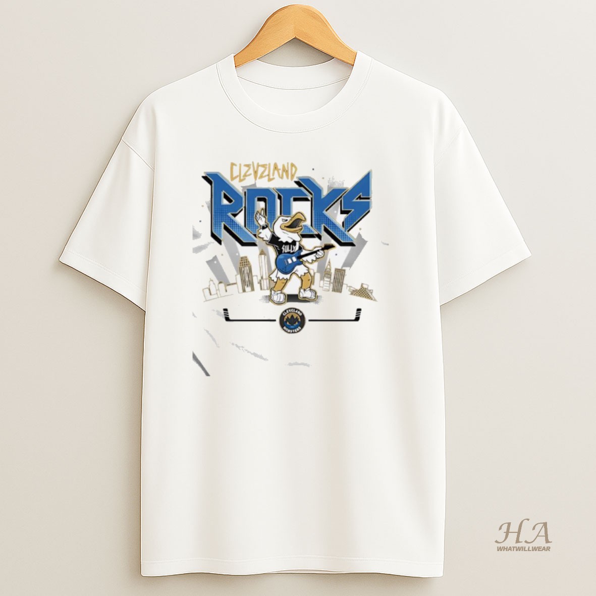 Official Cleveland Monsters Rocks Sully Mascot Shirt