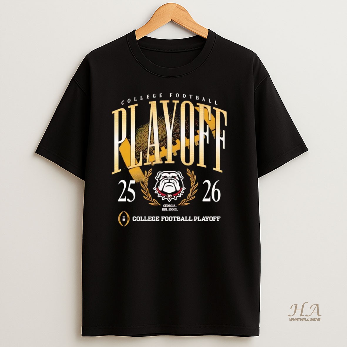 Official College Football Playoff 2025 26 Georgia Bulldogs Shirt