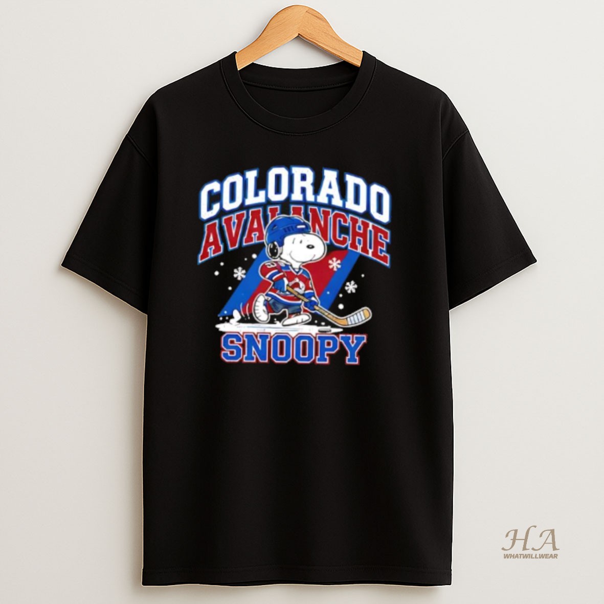 Official Colorado Avalanche Snoopy Peanuts 2026 T Shirt