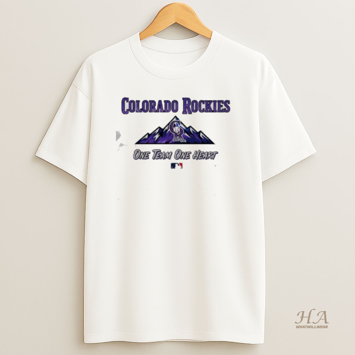 Official Colorado Rockies One Team One Heart Mlb T Shirt