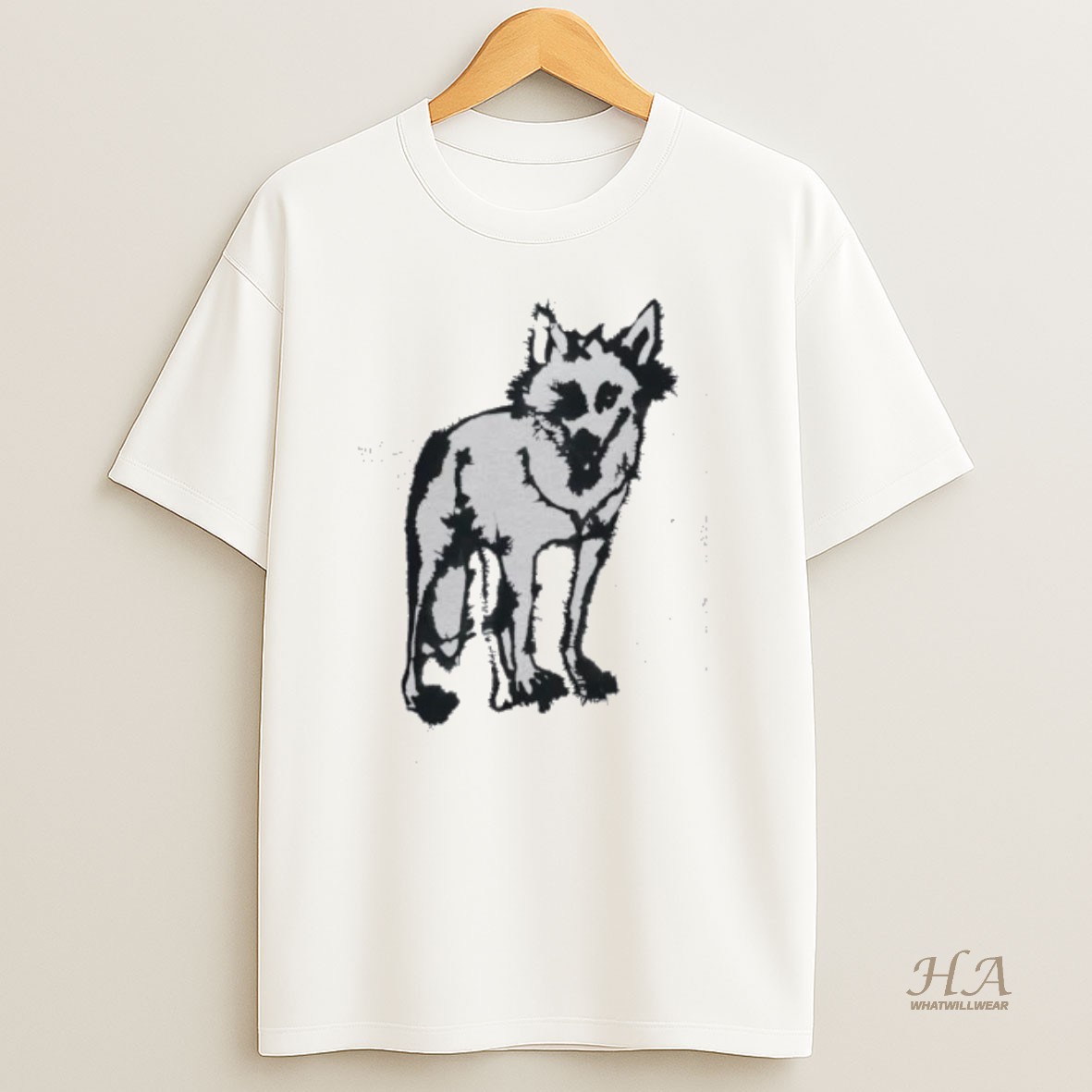 Official Colouring Book Wolf T Shirt