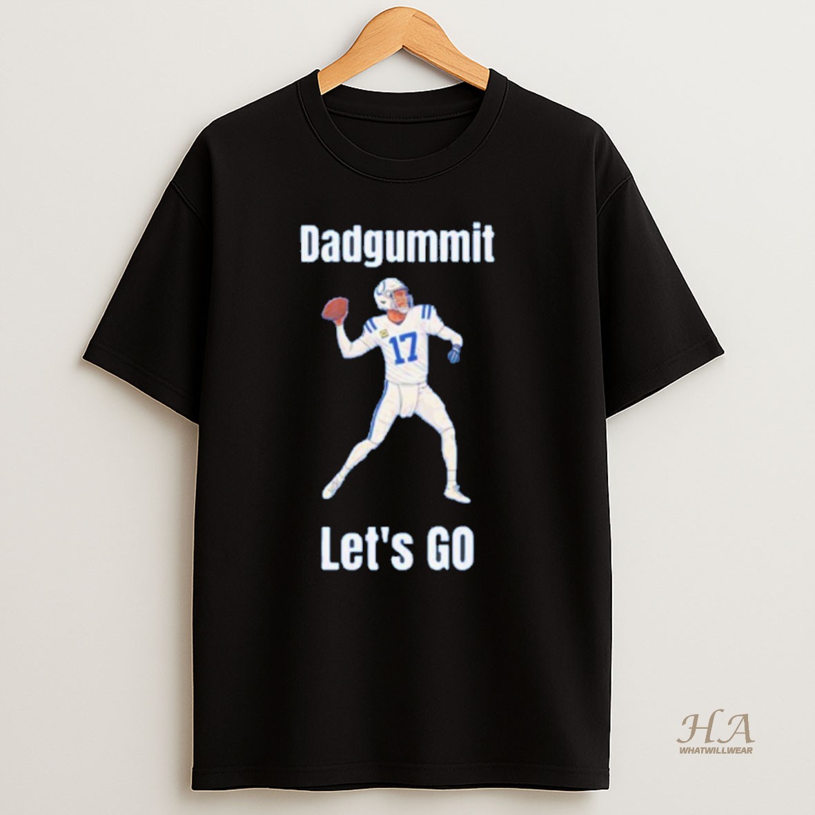 Official Colts Philip Rivers Dadgummit Lets Go T Shirt