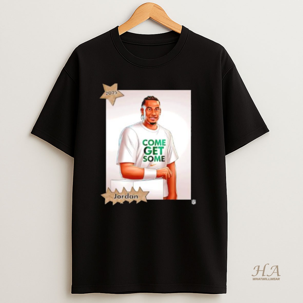 Official Come Get Some 2025 Packers Jordan Love Graphic T Shirt