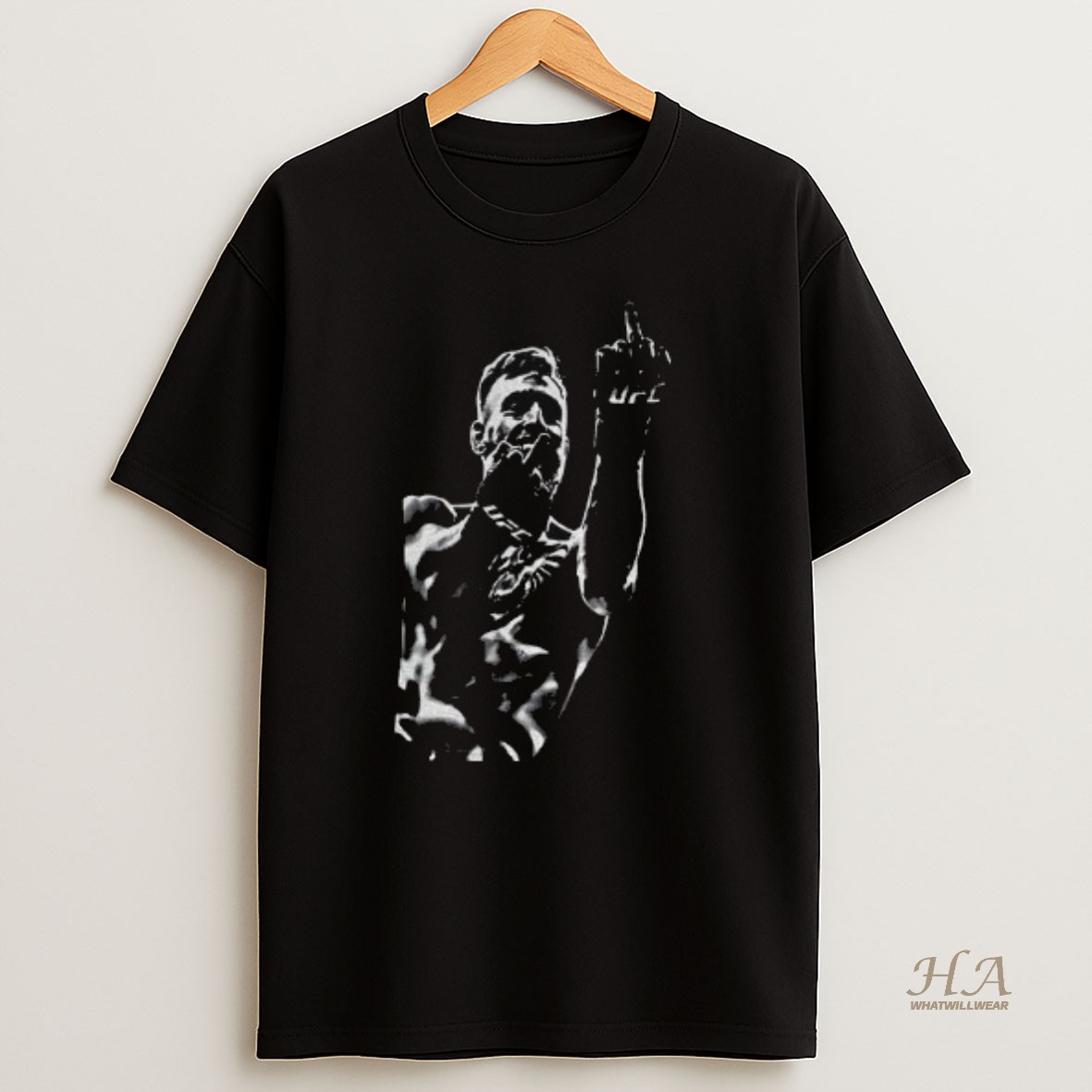 Official Conor Mcgregor Ultimate Fighting Championship Middle Finger Mma T Shirt