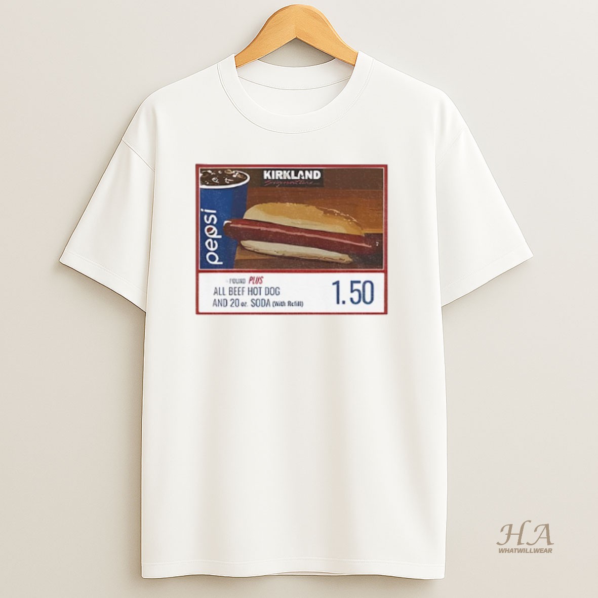 Official Costco Hot Dog Funny Kirkland Parody Graphic 1 Shirt
