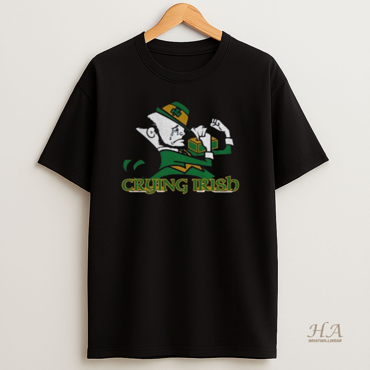 Official Cry Leprechaun Crying Irish T Shirt