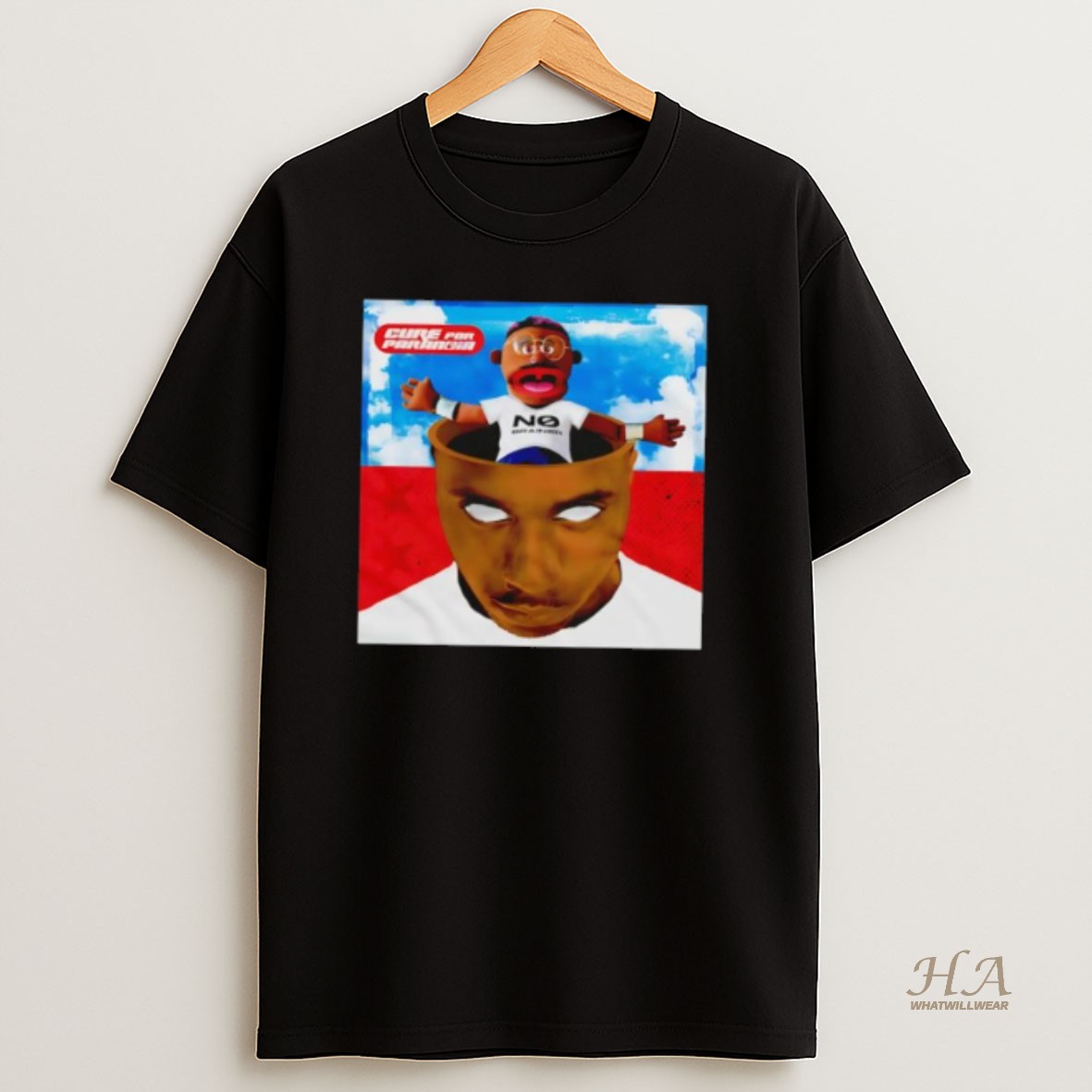 Official Cure For Paranoia No Brainer Picture T Shirt