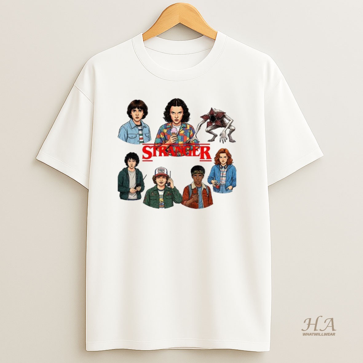 Official Cute Stranger Thingscharacters Eleven Mike Lucas Dustin Will Horror Shirt
