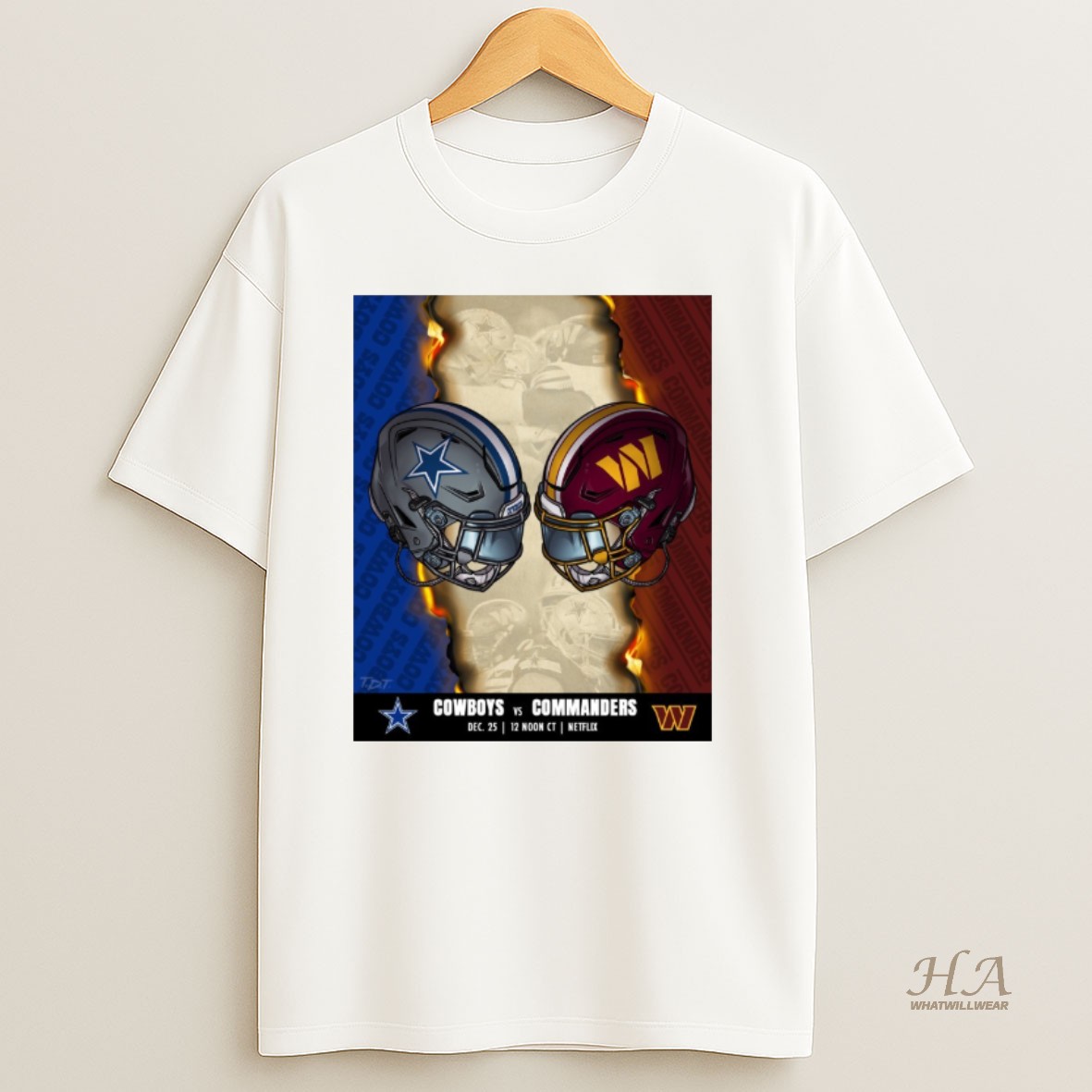 Official Dallas Cowboys Vs T Shirt