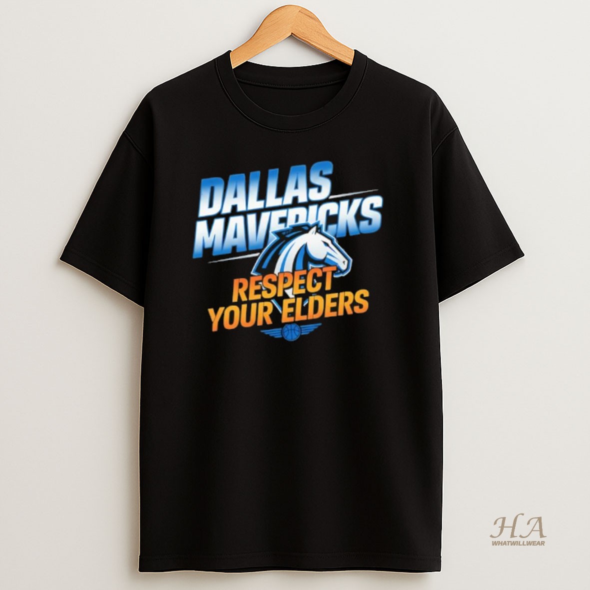 Official Dallas Mavericks Respect Your Elders T Shirt