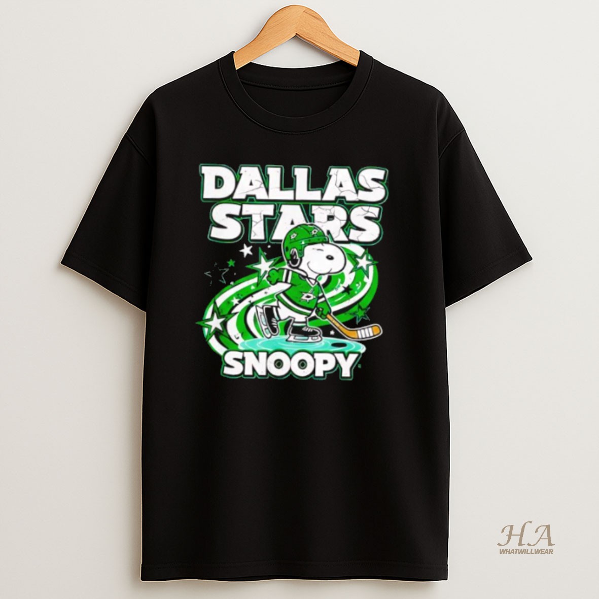 Official Dallas Stars Snoopy Peanuts 2026 T Shirt