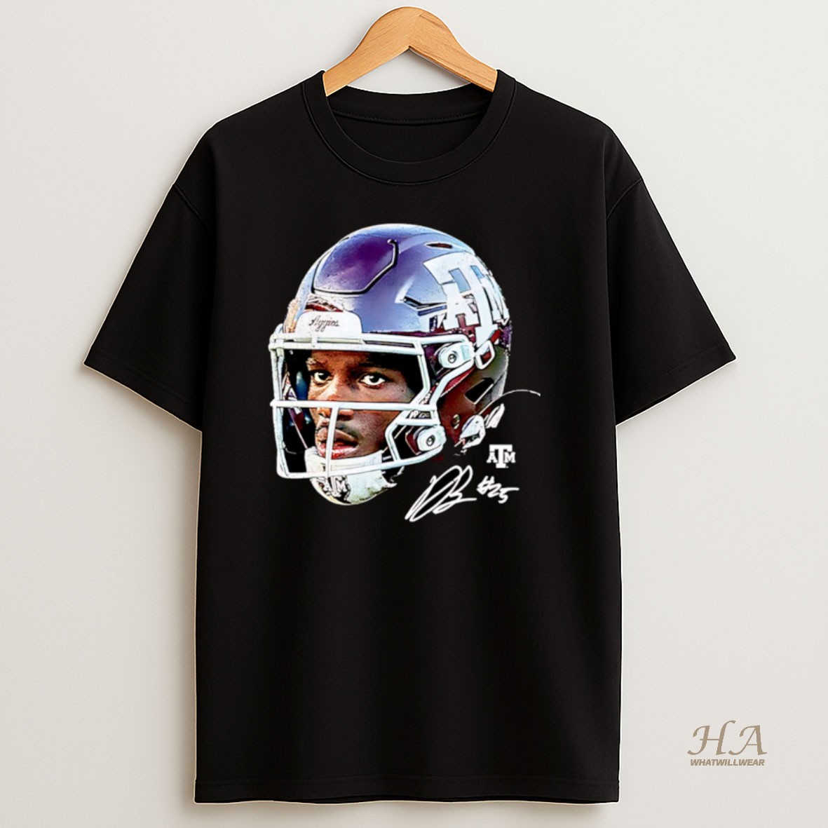Official Dalton Brooks Texas Am Football Game Face Christmas Shirt