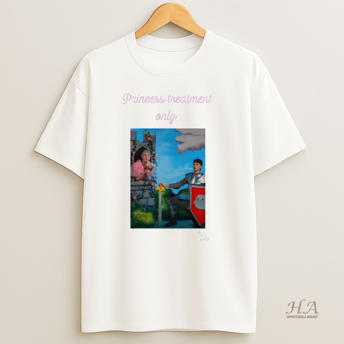 Official Dan Howell And Phil Lester Princess Treatment Only T Shirt