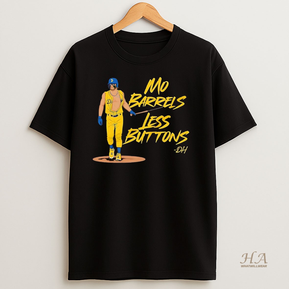 Official Danny Lehmann Mo Barrels Less Buttons La Dodgers Shirt
