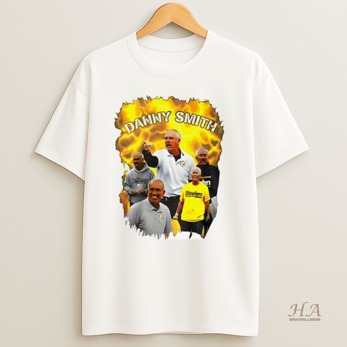 Official Danny Smith Ben Skowronek Pittsburgh Steelers Football T Shirt