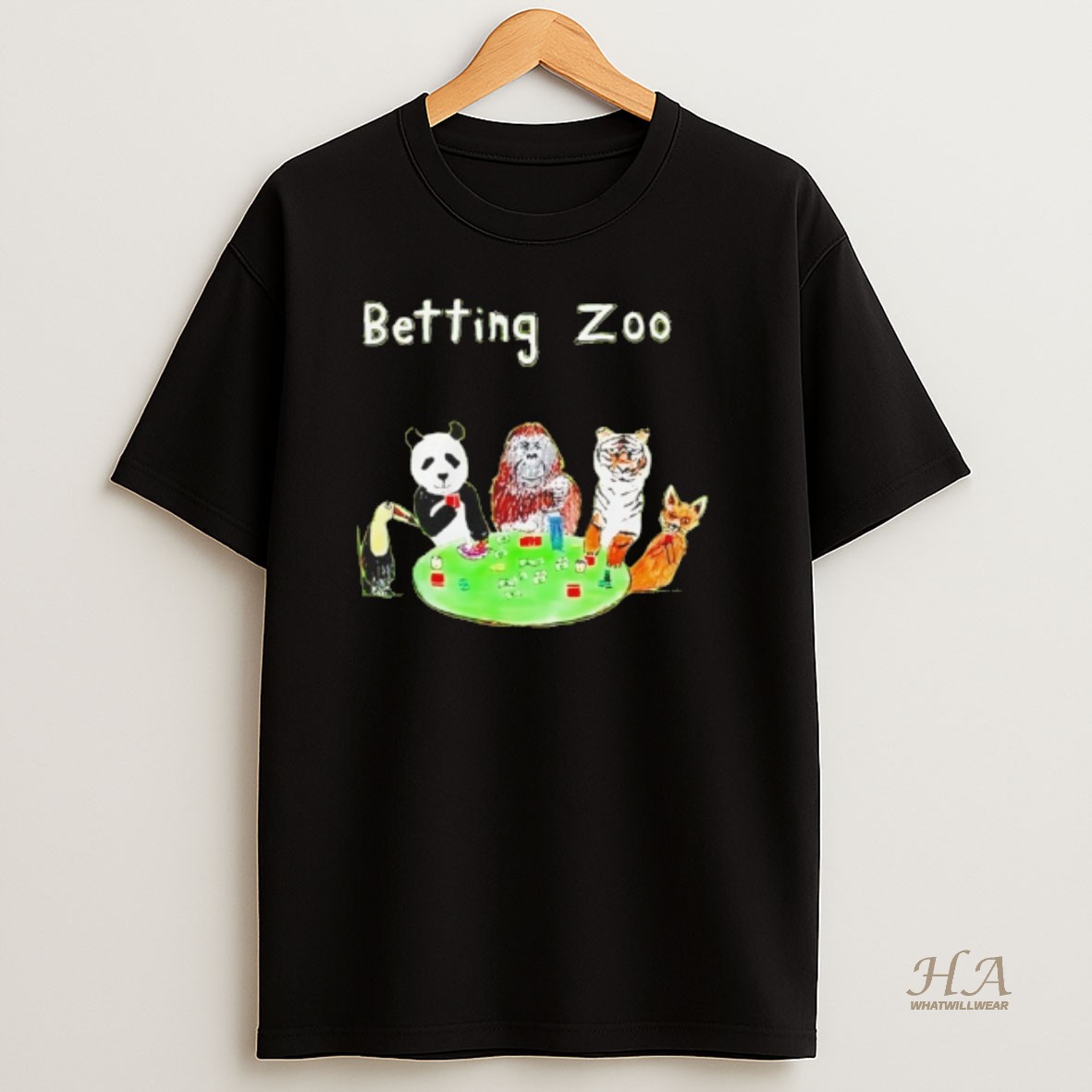 Official Dave Portnoy Betting Zoo Paint T Shirt