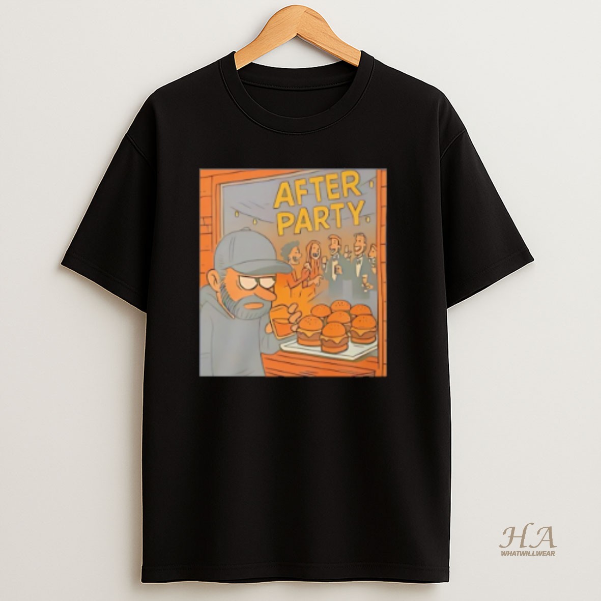 Official Dax Harwood Wearing After Party Burger T Shirt