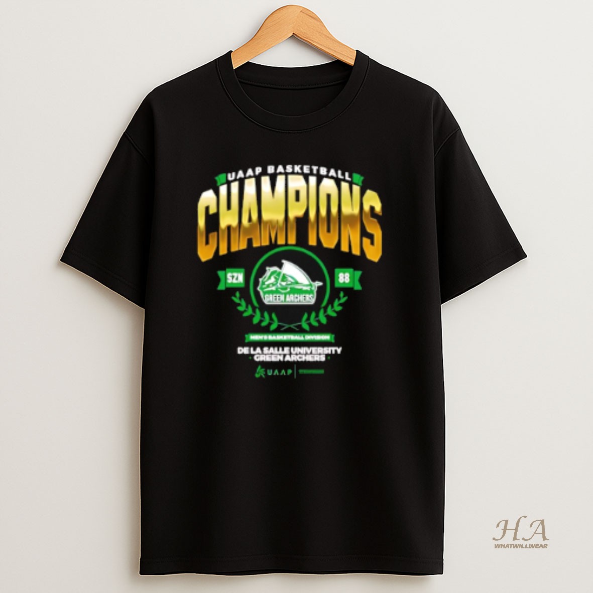 Official De La Salle Green Archers 2025 Uaap Basketball Champions T Shirt