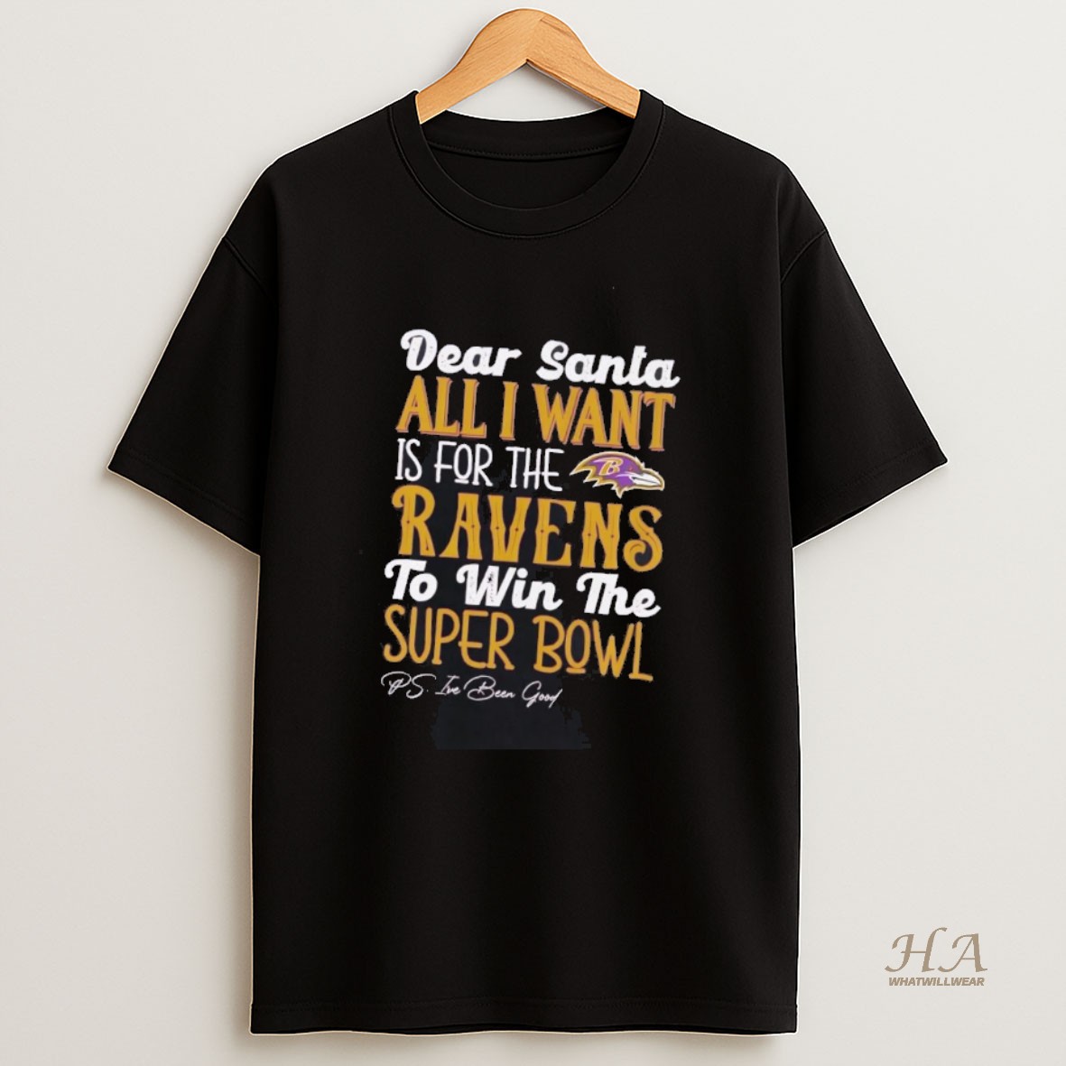 Official Dead Santa All I Want Is For The Baltimore Ravens To Win The Championship T Shirt