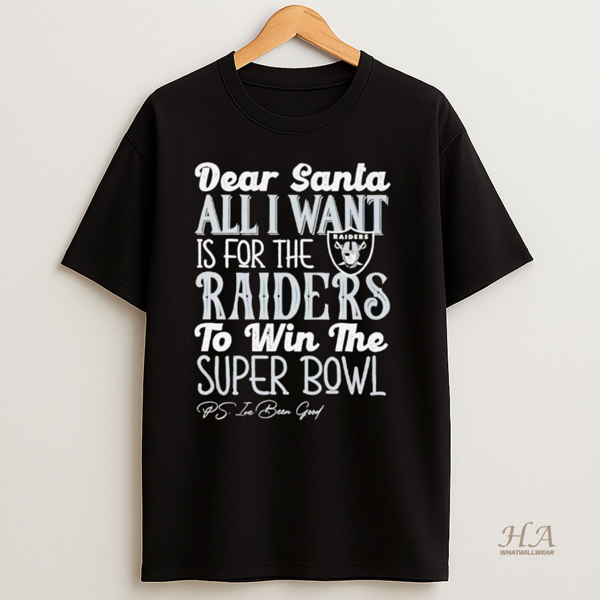 Official Dead Santa All I Want Is For The Las Vegas Raiders To Win The Championship T Shirt