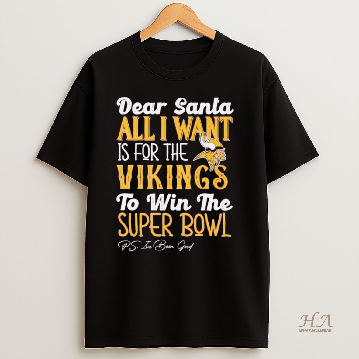 Official Dead Santa All I Want Is For The Minnesota Vikings To Win The Championship T Shirt