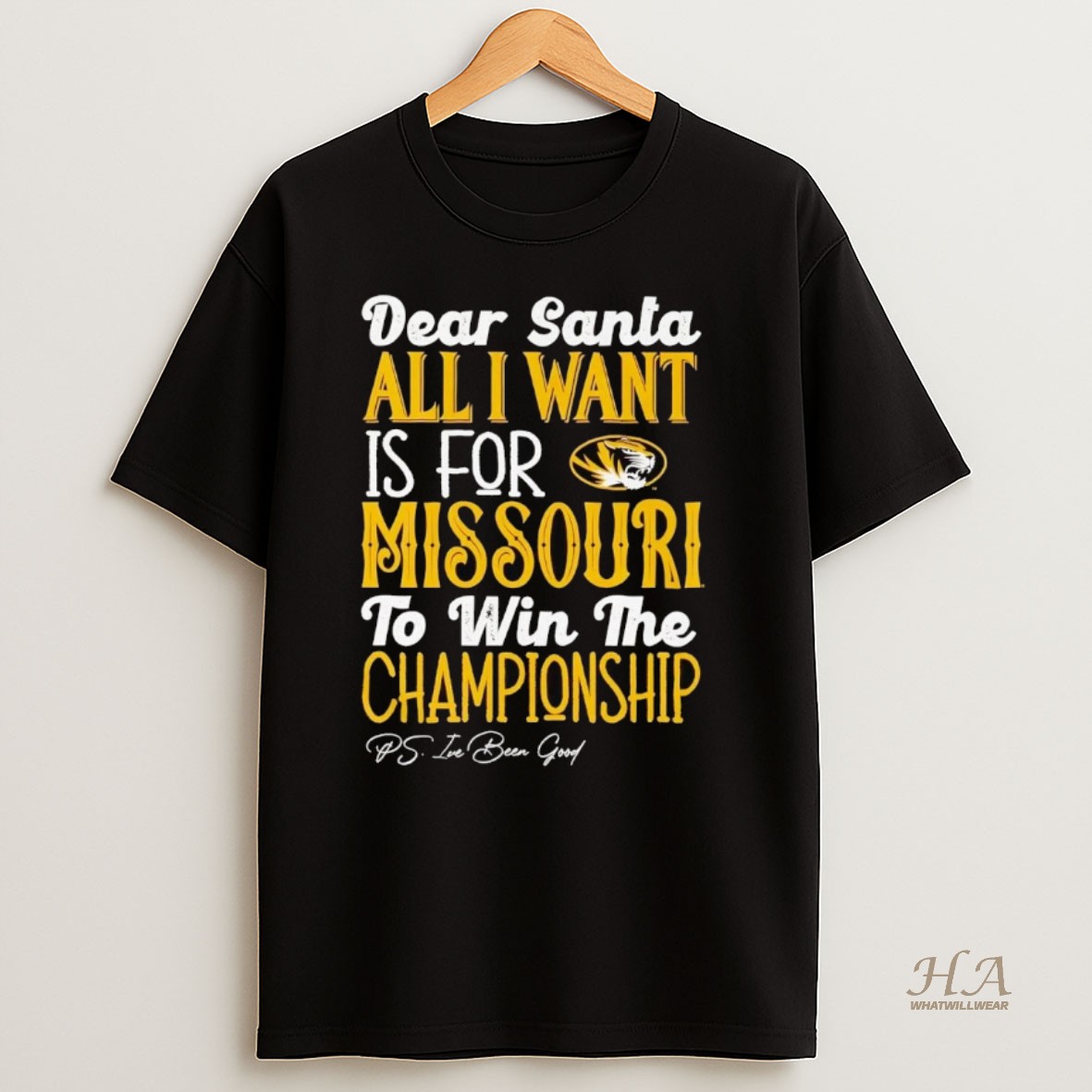 Official Dead Santa All I Want Is For The Missouri Tigers To Win The Championship T Shirt