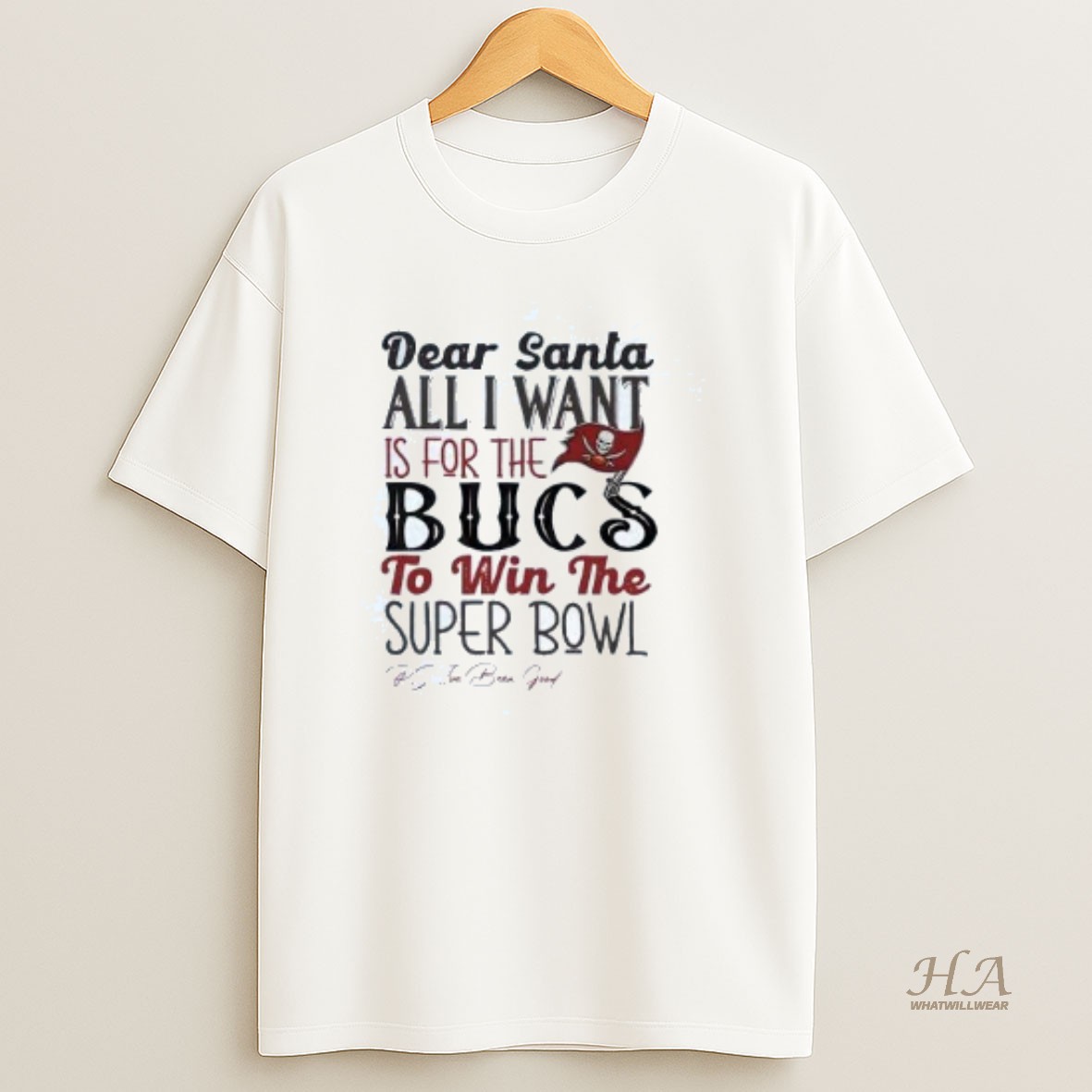 Official Dead Santa All I Want Is For The Tampa Bay Buccaneers To Win The Championship T Shirt