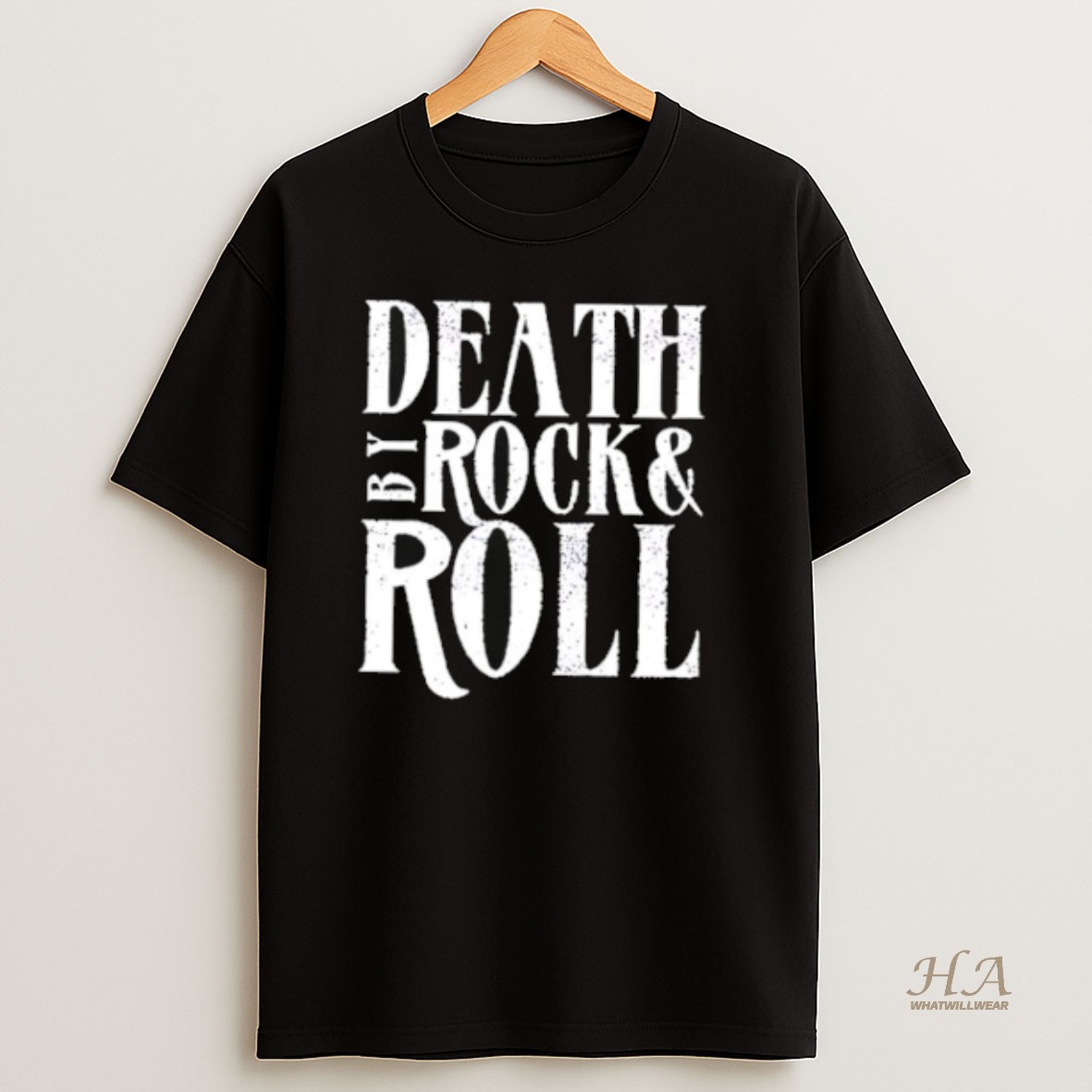 Official Death By Rock Roll New T Shirt