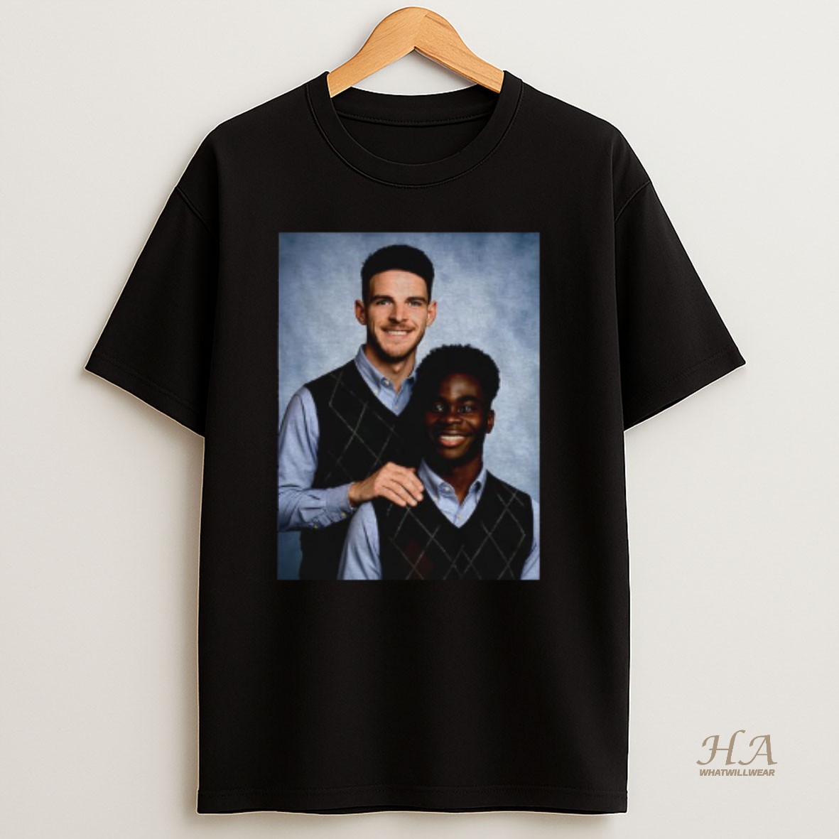 Official Declan Rice And Bukayo Saka Step Brothers Arsenal Fc Vintage T Shirt