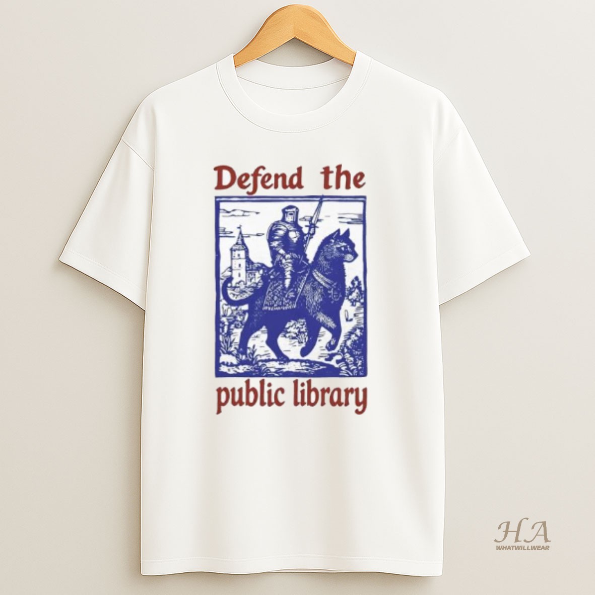 Official Defend The Public Library Graphic T Shirt