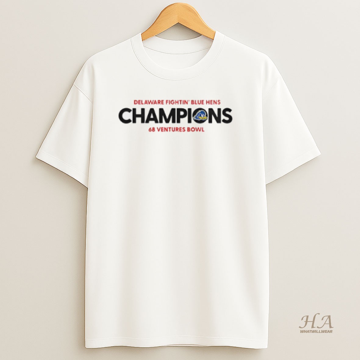 Official Delaware Blue Hens 2025 68 Ventures Bowl Champions Classic T Shirt