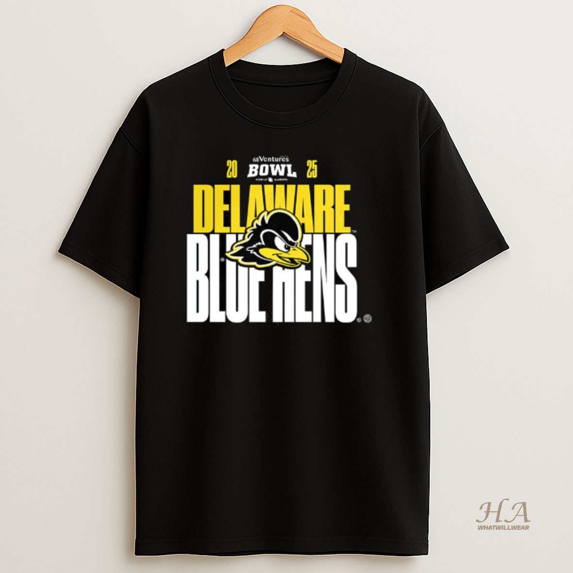 Official Delaware Fightin Blue Hens 68 Ventures Bowl 2025 T Shirt