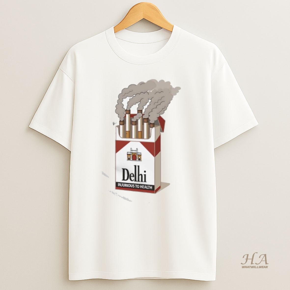 Official Delhi Injurious To Health Cigarette Pack Shirt