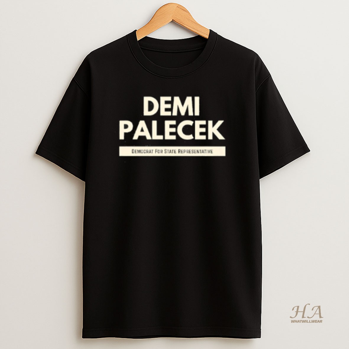 Official Demi Palecek Democrat For State Representative Logo T Shirt