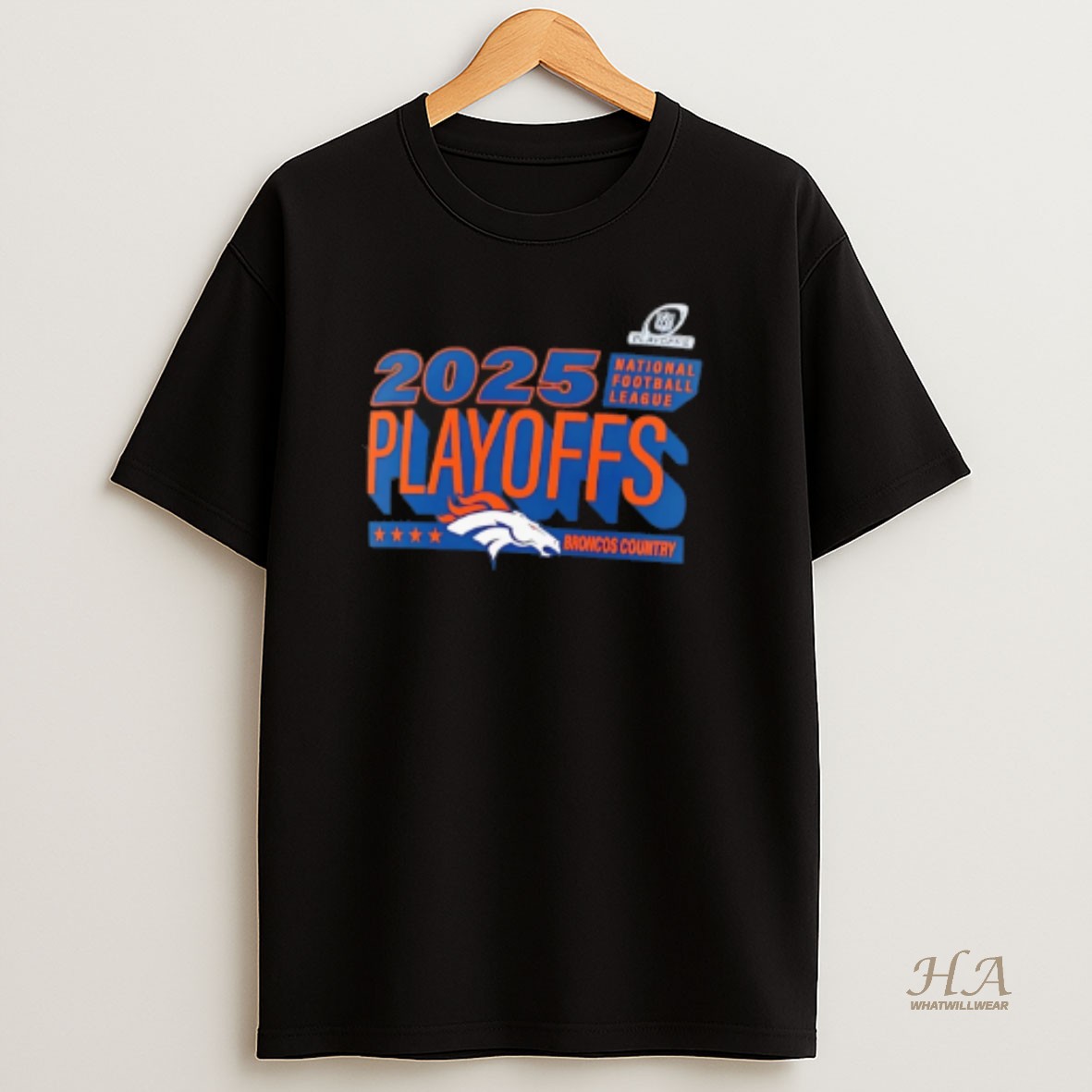 Official Denver Broncos 2025 Nfl Playoffs Ready T Shirt