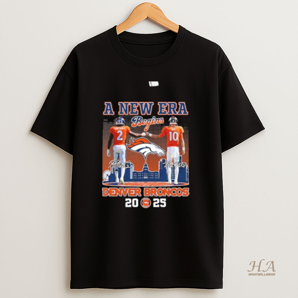 Official Denver Broncos A New Era Begins Playoffs T Shirt