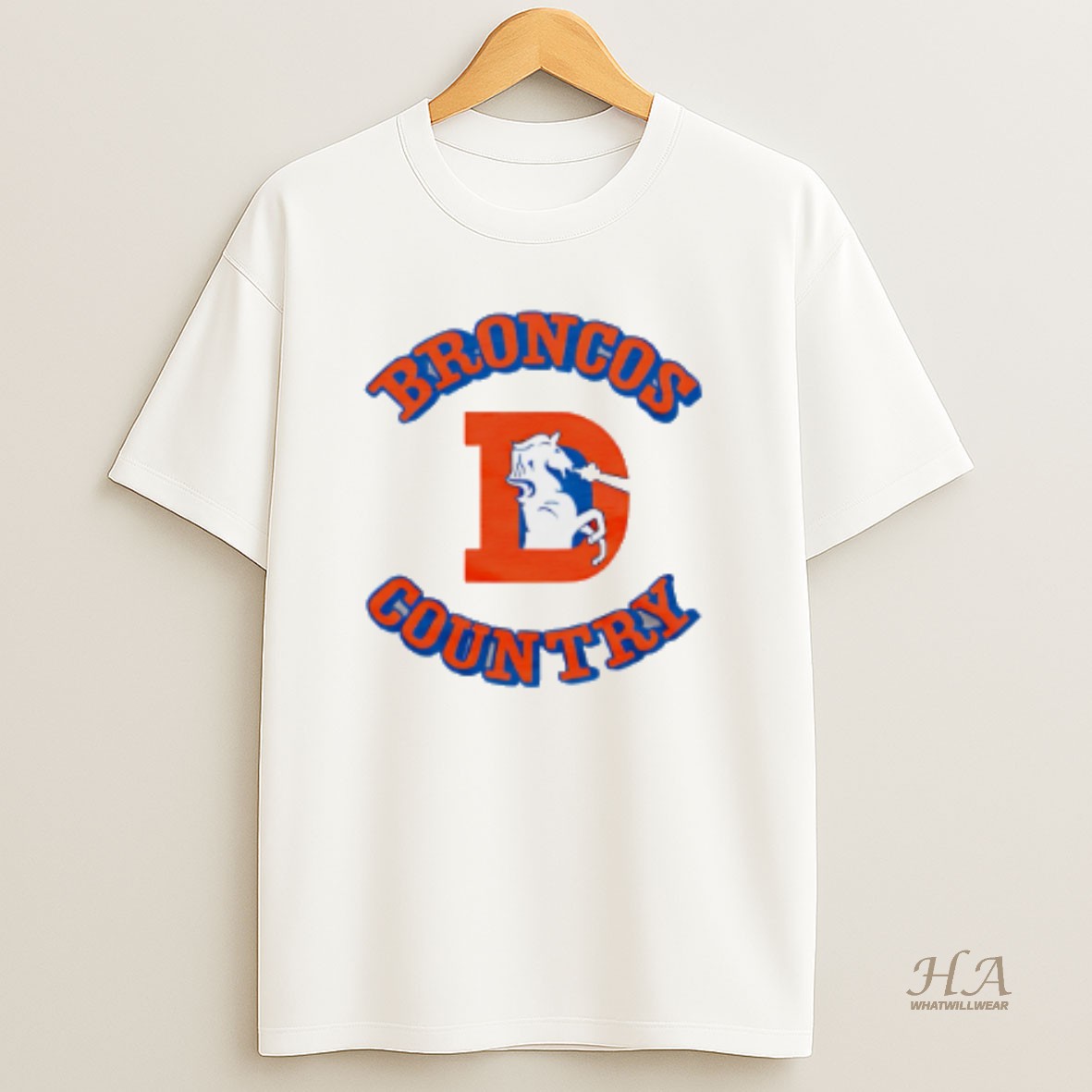 Official Denver Broncos Country Cartoon Logo T Shirt