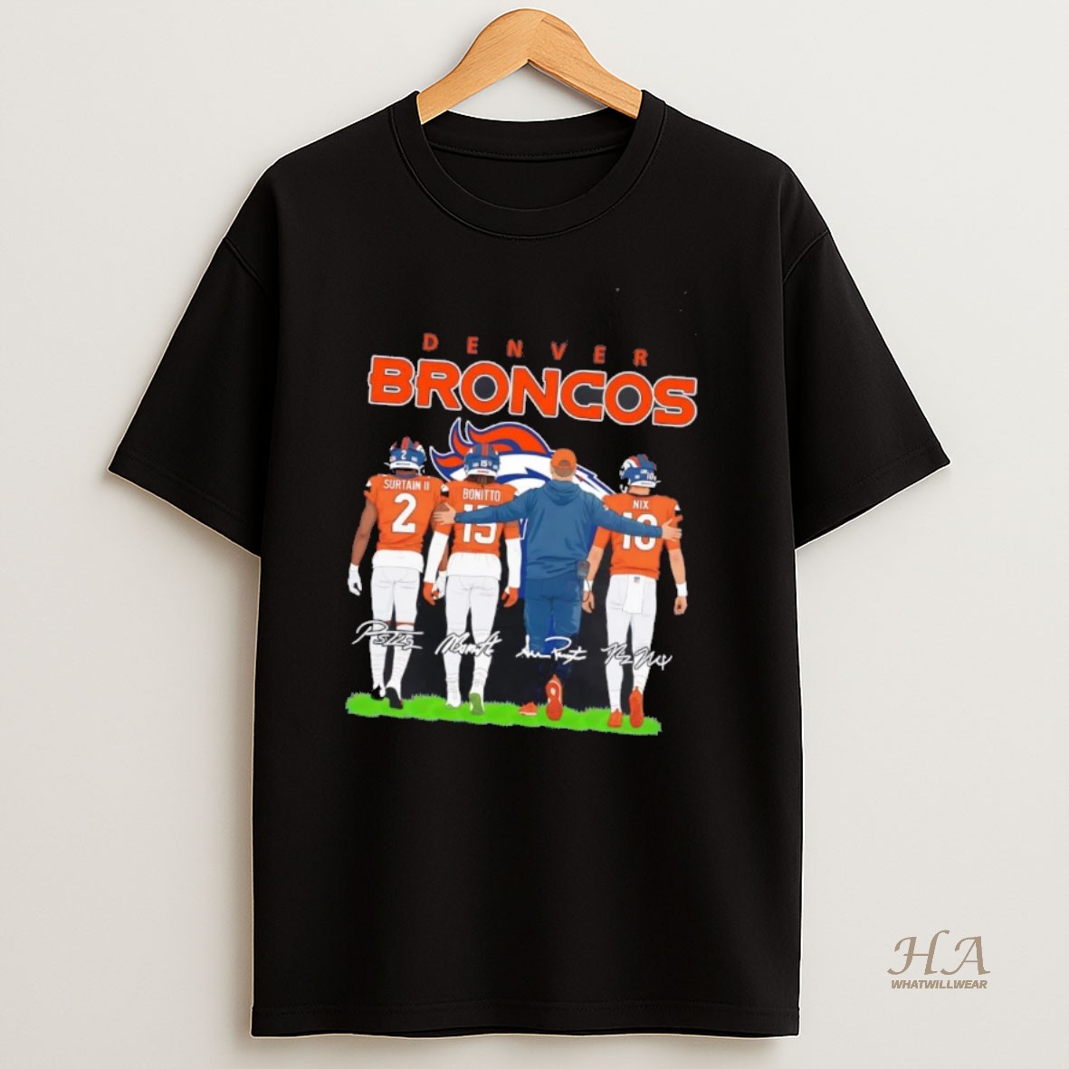 Official Denver Broncos Legends Surtain Ii Bonito Nix T Shirt