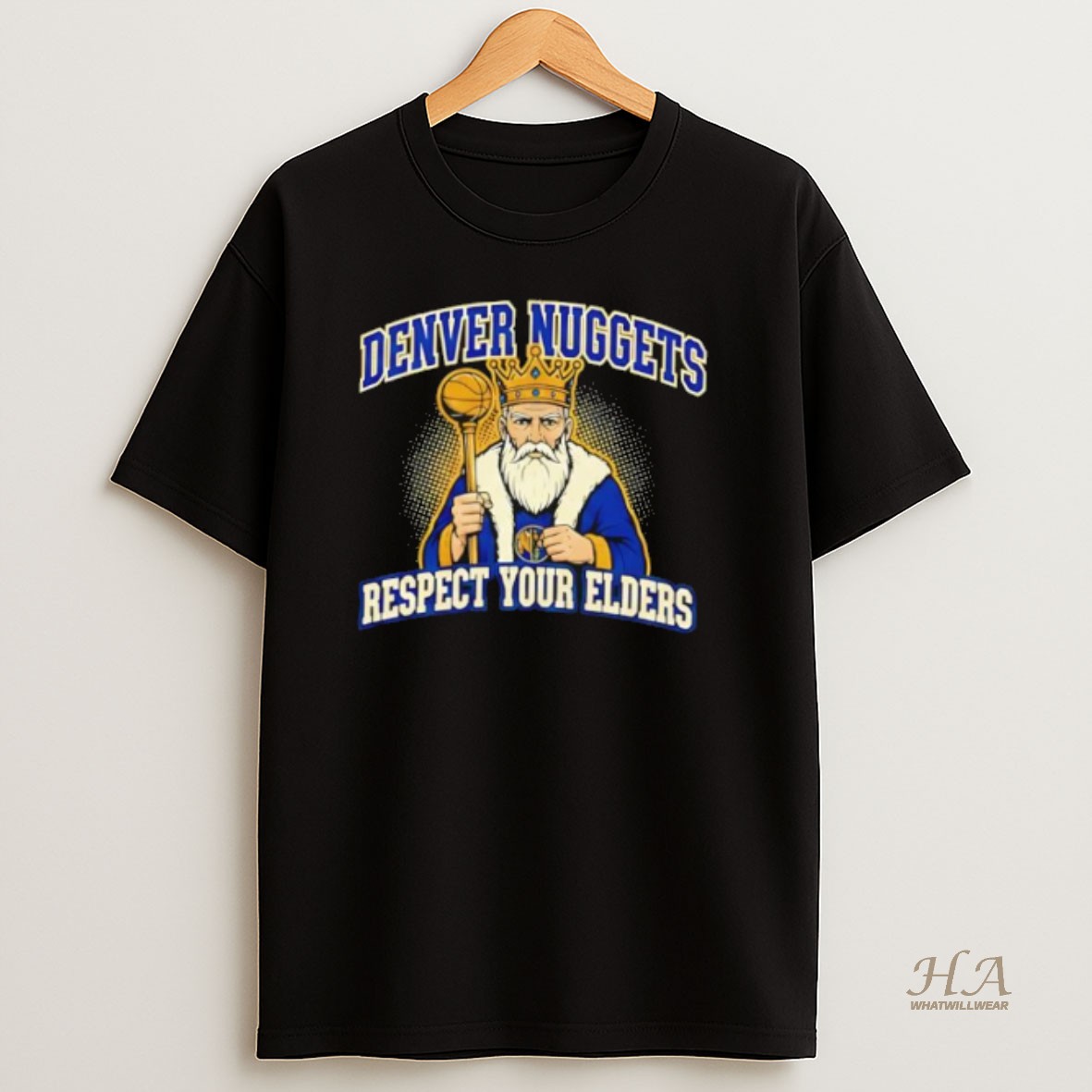 Official Denver Nuggets Respect Your Elders T Shirt
