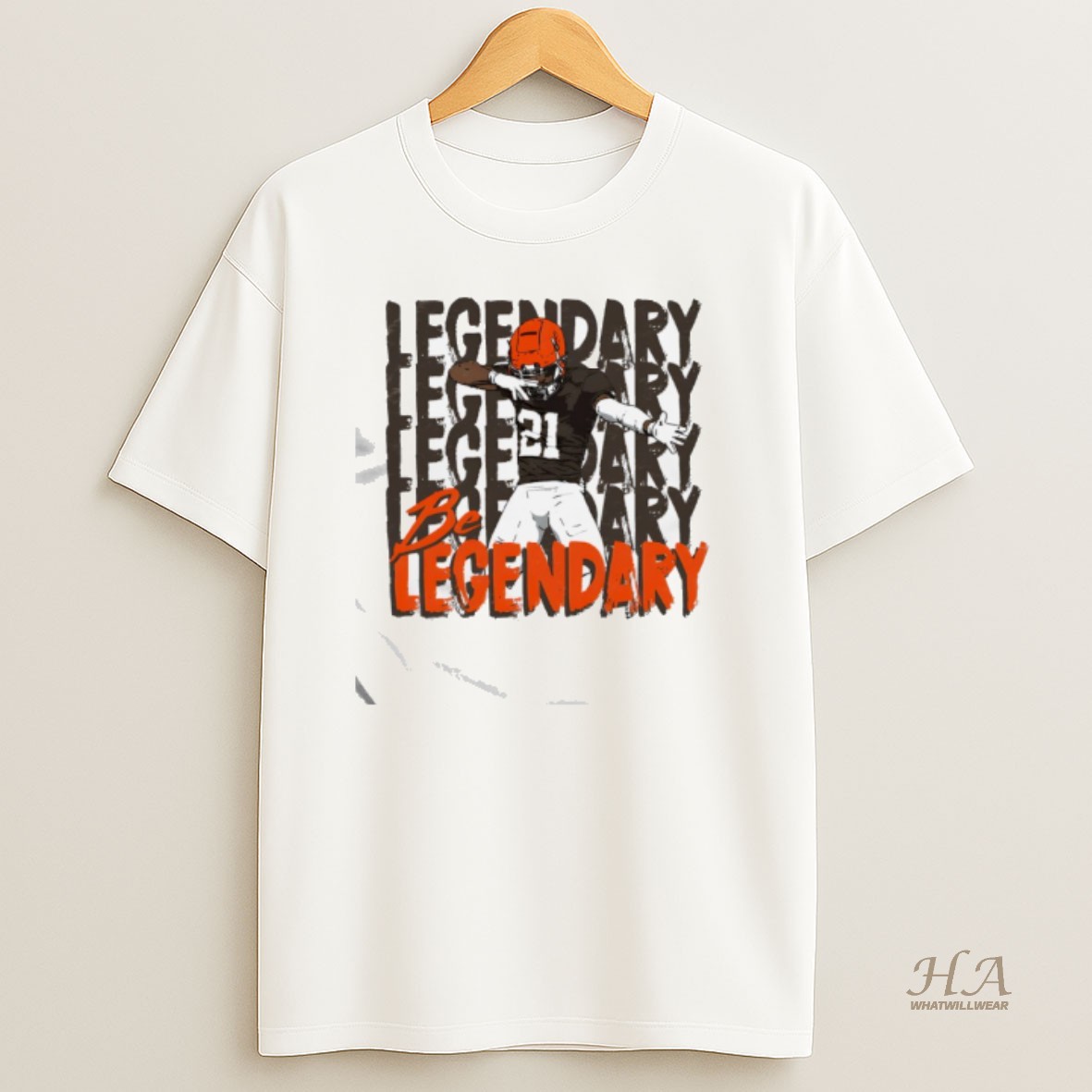 Official Denzel Ward Be Legendary T Shirt